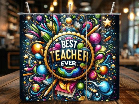 Best Teacher Ever Graffiti Tumbler Wrap Review