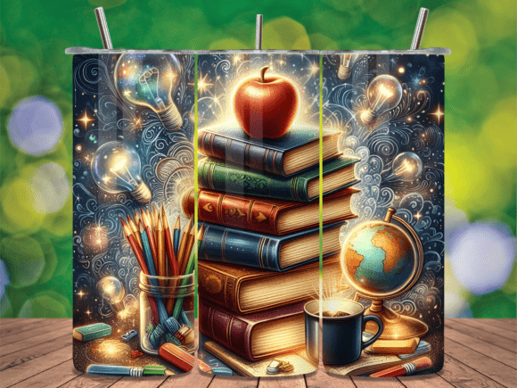 Books and Apple Magic Tumbler Wraps Review