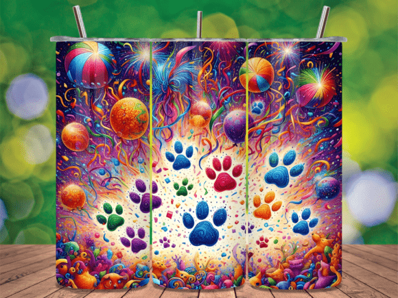 Colorful Boho Magic Paw Tumbler Wraps Review