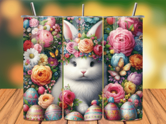 Floral Bunny Spring Easter Tumbler Wraps Review