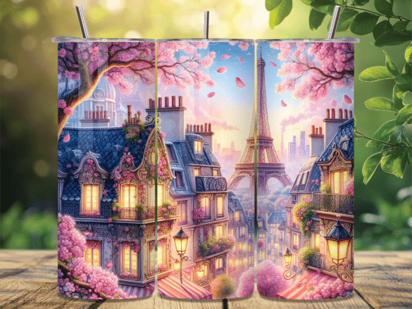 Floral Paris Street Tumbler Wraps Review