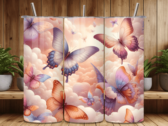 Magical Sunset Butterfly Tumbler Wrap Review