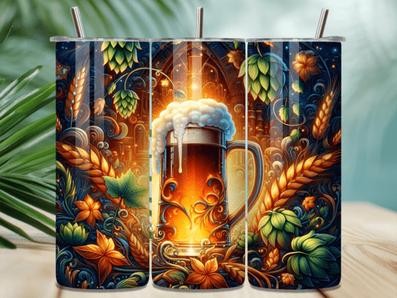 Mystical Beer Stein Autumn Tumbler Wrap Review