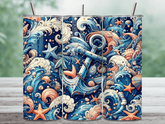 Nautical Shells Navy Tumbler Wrap: A Designer’s Review