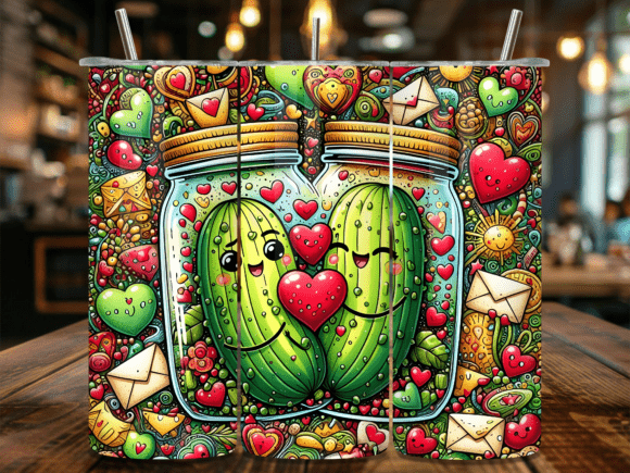 Pickle Jar Couple Valentine Tumbler Wraps Review