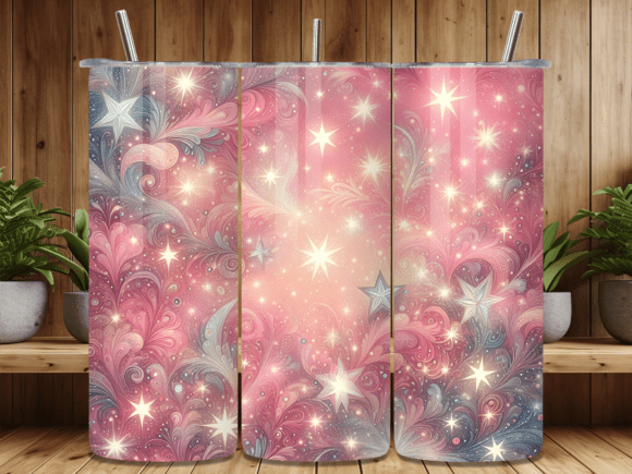 Pink Magical Sparkle Star Tumbler Wraps Review