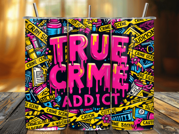 Pink Neon True Crime Tumbler Wrap Review