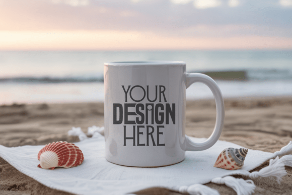 Summer Beach Mug Mockup: Product Mockups Review