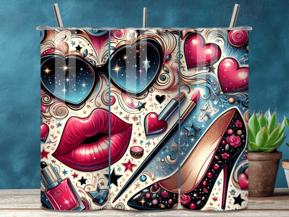 Valentine Tumbler Wraps: Heart Heel Review