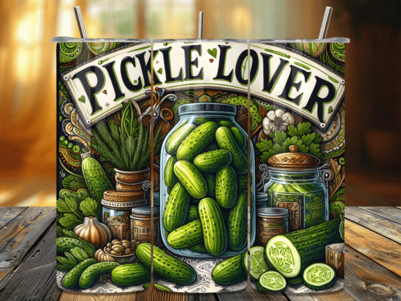 Vintage Retro Pickle Lover Tumbler Wrap Review