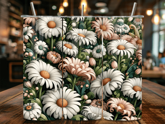 Vintage White Daisy Tumbler Wraps Review