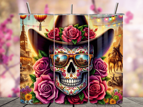 Western Cowboy Rose Skull Wrap Review
